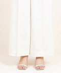Cambric Cotton Basic White Culottes - ZSC04