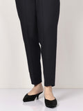 Cambric Cotton Basic Black Trouser - ZST02