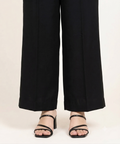 Cambric Cotton Basic Black Culottes - ZSC03